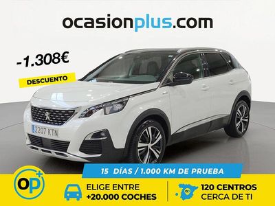 Usado Peugeot 3008 GT-line 130 CV (95 kW) 2019 Blanco SUV