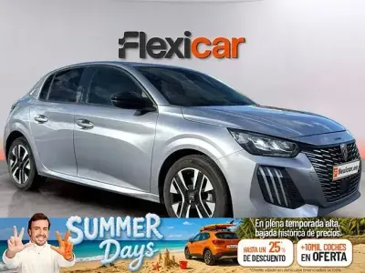 Usado Peugeot 208 Allure 100 CV (73 kW) 2025 Gris Utilitario