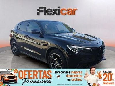 Usado Alfa Romeo Stelvio Sprint 160 CV (117 kW) 2021 Negro SUV