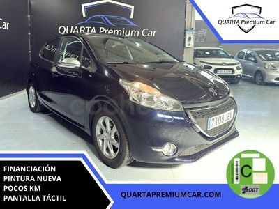 Usado Peugeot 208 Access 82 CV (60 kW) 2014 Azul Utilitario