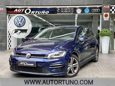 Usado VW Golf VII R-line 116 CV (85 kW) 2017 Azul Utilitario