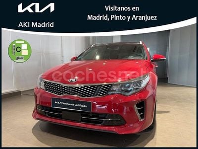 Rojo Usado 2017 Kia Optima GT-Line Familiar | 13.900 € (Precio justo)