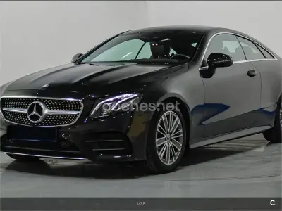 Usado Mercedes E220 194 CV (142 kW) 2017 Negro Coupe