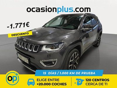 Gris Usado 2020 Jeep Compass Limited SUV | 19.190 € (Precio justo)