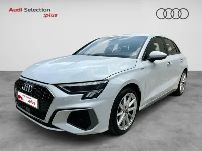 Usado Audi A3 S-Line 150 CV (110 kW) 2023 Blanco Berlina