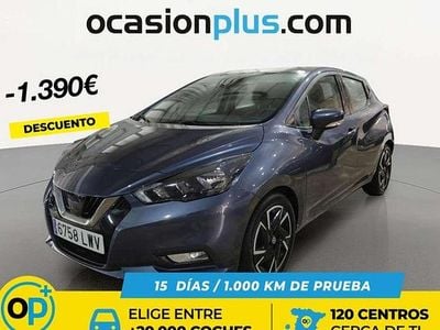 Usado Nissan Micra Acenta 92 CV (67 kW) 2022 Azul Utilitario