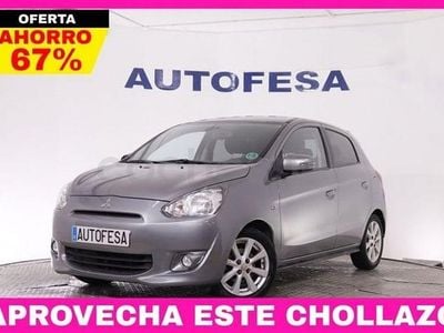 Usado Mitsubishi Space Star Motion 80 CV (58 kW) 2015 Gris / plata Berlina