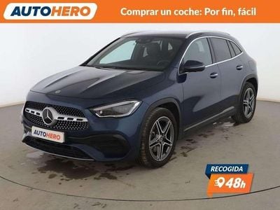 Usado Mercedes GLA220 AMG line 190 CV (139 kW) 2021 Azul SUV