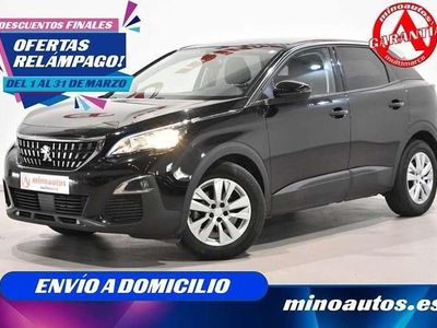 Usado Peugeot 3008 Active 131 CV (96 kW) 2019 Negro SUV