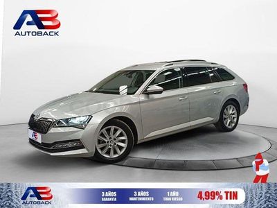 Usado Skoda Superb Ambition 218 CV (160 kW) 2020 Gris / plata Familiar