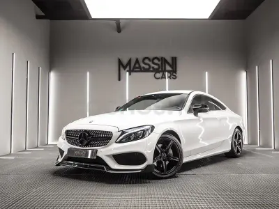 Usado Mercedes C220 170 CV (125 kW) 2016 Blanco Coupe
