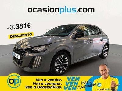 Usado Peugeot 208 Allure 100 CV (73 kW) 2025 Gris Utilitario