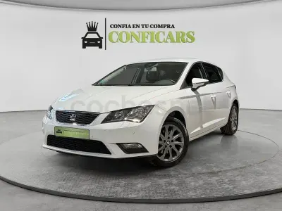 Usado Seat Leon I-Tech 110 CV (80 kW) 2014 Blanco Berlina