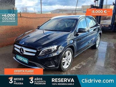 Usado Mercedes GLA200 Style 136 CV (100 kW) 2015 Negro SUV