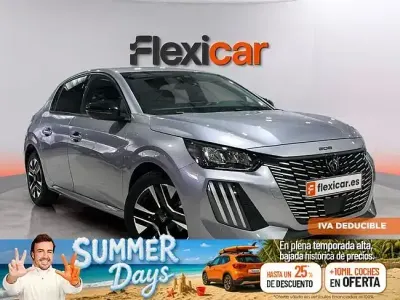 Usado Peugeot 208 Allure 100 CV (73 kW) 2025 Gris Utilitario