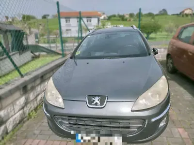 Usado Peugeot 407 Sport 136 CV (100 kW) 2008 Verde Familiar