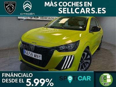 Usado Peugeot 208 Active 100 CV (73 kW) 2024 Verde Utilitario
