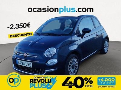 Usado Fiat 500 Dolcevita 70 CV (51 kW) 2022 Azul Descapotable