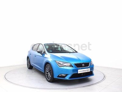 Usado Seat Leon Style 150 CV (110 kW) 2015 Azul Berlina