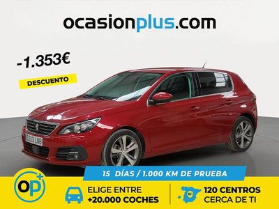 Usado Peugeot 308 Allure 100 CV (73 kW) 2021 Rojo