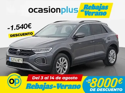 Usado VW T-Roc Life 115 CV (84 kW) 2024 Gris SUV