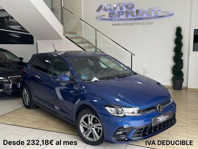Usado VW Polo R-line 95 CV (69 kW) 2022 Azul Utilitario