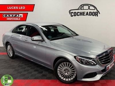 Usado Mercedes C220 Exclusive 170 CV (125 kW) 2015 Gris / plata Berlina