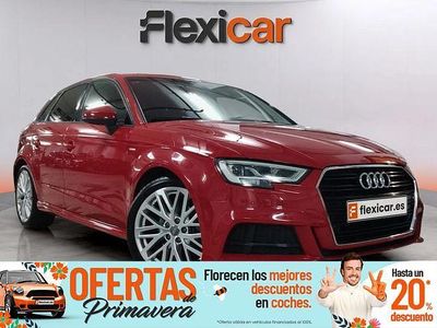 Usado Audi A3 150 CV (110 kW) 2018 Rojo Berlina