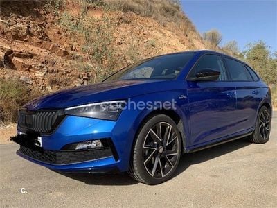 Usado Skoda Scala Monte Carlo 150 CV (110 kW) 2022 Azul Utilitario