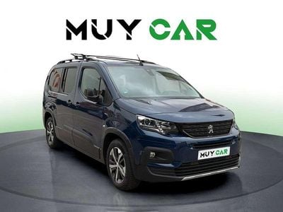 Usado Peugeot Rifter GT-line 131 CV (96 kW) 2018 Azul Monovolumen