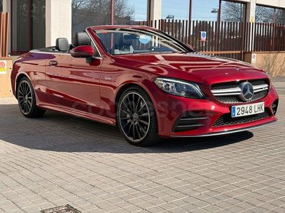 Usado Mercedes C43 AMG 390 CV (286 kW) 2020 Granate Descapotable