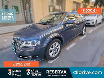 Usado Audi A3 Sportback Ambition 125 CV (91 kW) 2012 Gris Utilitario