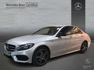 Usado Mercedes C200 AMG line 136 CV (100 kW) 2021 Blanco Berlina