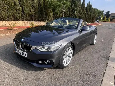 Usado BMW 420 Luxury Line 190 CV (139 kW) 2017 Gris / plata Descapotable