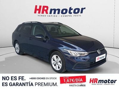 Usado VW Golf VIII Life 110 CV (80 kW) 2021 Azul Familiar