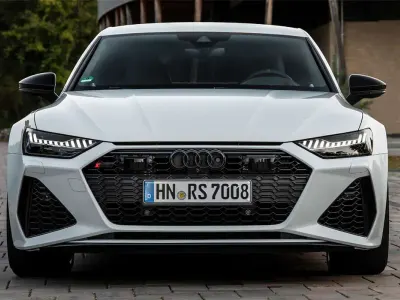 Usado Audi RS7 Sportback Ambiente 600 CV (441 kW) 2020 Azul Utilitario