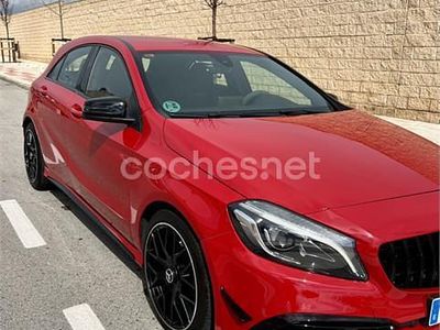 Usado Mercedes A200 AMG line 136 CV (100 kW) 2017 Rojo Berlina