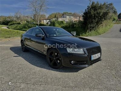 Usado Audi A5 190 CV (139 kW) 2009 Negro Coupe