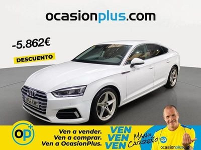Käytetty Audi A5 Sport 150 HP (110 kW) 2018 Valkoinen Coupe - kaksiovinen