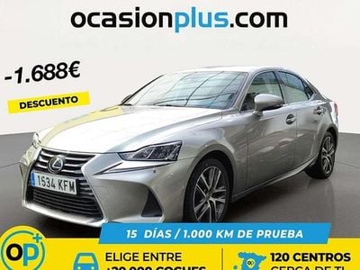 Usado Lexus IS300h Executive Line 223 CV (164 kW) 2017 Plateado Berlina