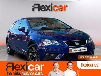 Usado Seat Leon Style 130 CV (95 kW) 2020 Azul Familiar