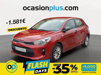 Usado Kia Rio 90 CV (66 kW) 2017 Rojo Berlina