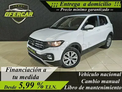 Usado VW T-Cross Edition 95 CV (69 kW) 2020 Blanco SUV