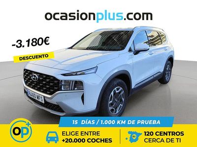 Blanco Usado 2023 Hyundai Santa Fe SUV | 34.490 € (Precio justo)