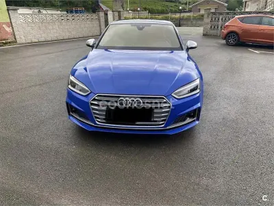Usado Audi S5 354 CV (260 kW) 2017 Azul Coupe