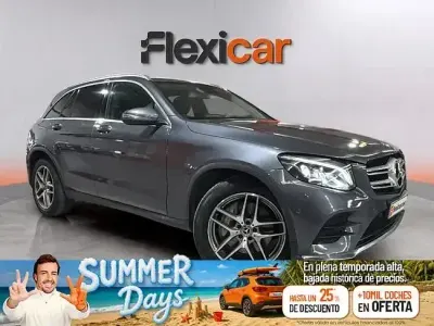 Usado Mercedes GLC220 AMG line 170 CV (125 kW) 2017 Gris SUV