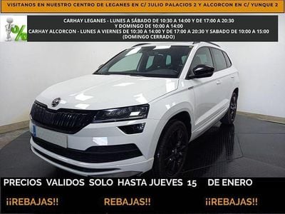 Blanco Usado 2019 Skoda Karoq SportLine SUV | 20.990 € (Precio justo)