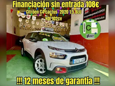 Usado Citroën C4 Cactus Shine 102 CV (75 kW) 2020 Blanco Utilitario