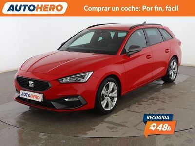 Usado Seat Leon FR 150 CV (110 kW) 2021 Rojo