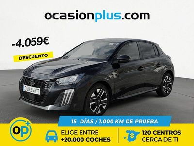 Usado Peugeot 208 Allure 100 CV (73 kW) 2025 Negro Utilitario
